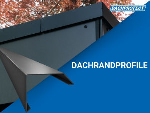 Dachrandprofile aus Blech für Carports und Garagen